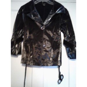 Ladies Cartise Jacket Black Taffeta Size 8